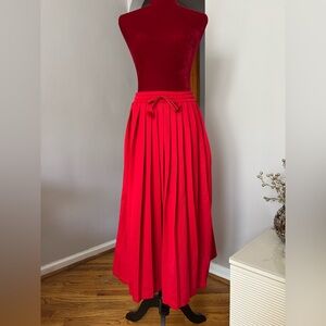 Gucci Grosgrain Trim Midi Length Skirt